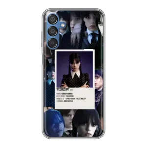 Чехлы Венсдей на Samsung Galaxy M15 (M156) Уэнсдей (AlphaPrint) (коллаж Уэнздей)