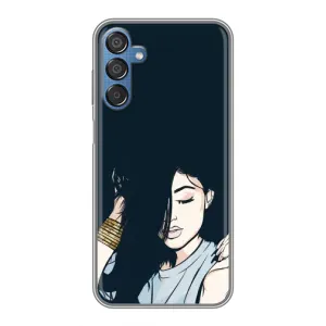 Чехол с печатью для Samsung Galaxy M15 (M156) - (Мода) (AlphaPrint) (Красивая девочка)