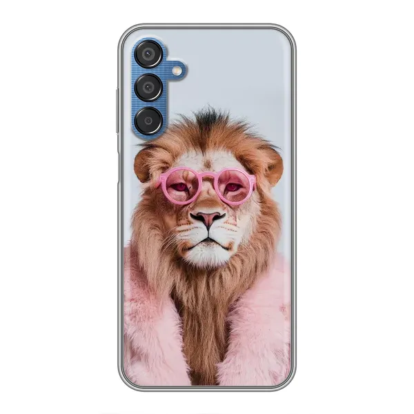 Чехол с принтом «Лев в очках» для Samsung Galaxy M15 (M156) Чехол с принтом «Лев в очках» для Samsung Galaxy M15 (M156)