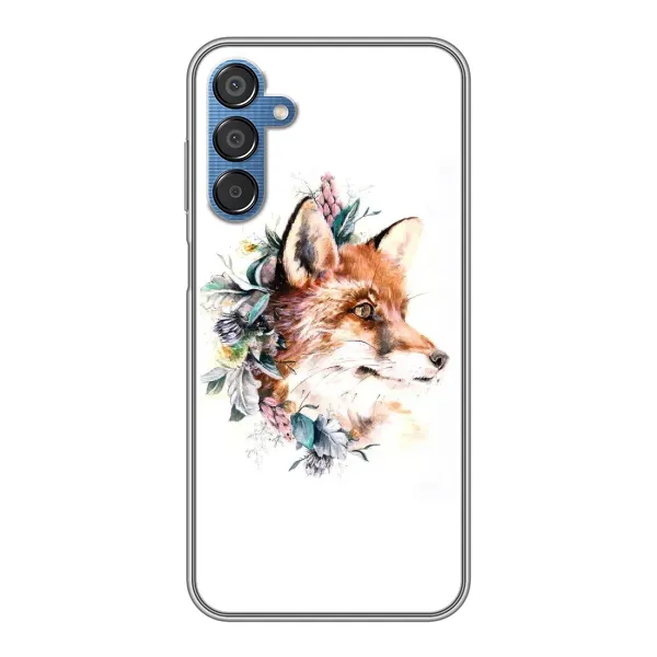 Чехол с принтом «Лисичка в цветочках» для Samsung Galaxy M15 (M156) Чехол с принтом «Лисичка в цветочках» для Samsung Galaxy M15 (M156)