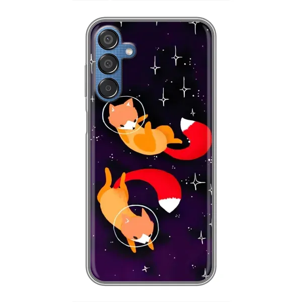 Чехол с принтом «Лисички космонавты» для Samsung Galaxy M15 (M156) Чехол с принтом «Лисички космонавты» для Samsung Galaxy M15 (M156)