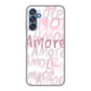 Чохол з розовим принтом для Samsung Galaxy M15 (M156) (Аморе любов)