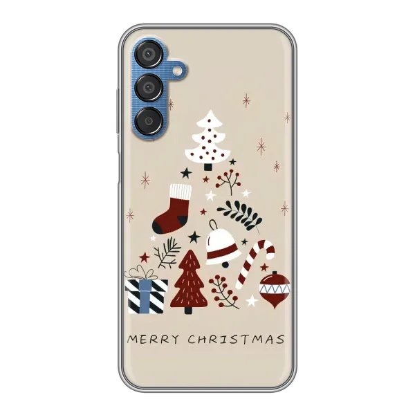 Чехол с принтом «Merry Christmas» для Samsung Galaxy M15 (M156)