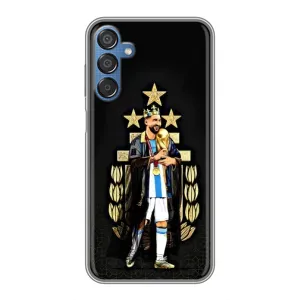 Чехлы для Samsung Galaxy M15 (M156) (Leo чемпион) (AlphaPrint) (Месси Король)