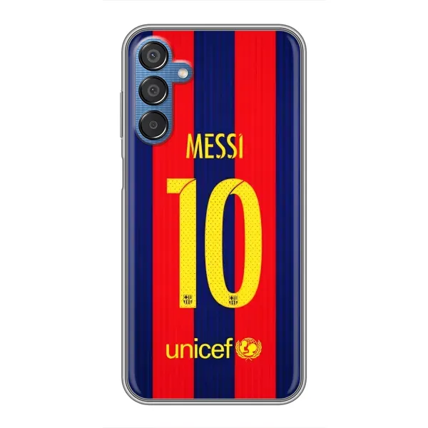 Чехол с принтом «Messi Barca 10» для Samsung Galaxy M15 (M156)