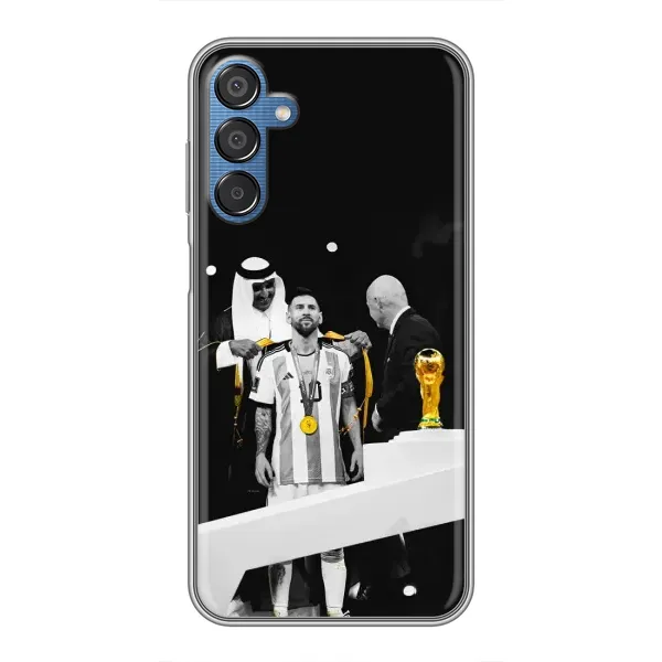 Чехол с принтом «Месси в накидке» для Samsung Galaxy M15 (M156)