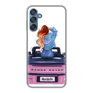 Чехол с печатью для Samsung Galaxy M15 (M156) - (Мода) (AlphaPrint) (На машине)