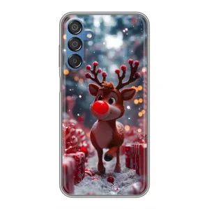 Чехол с принтом «Олень среди подарков» для Samsung Galaxy M15 (M156)