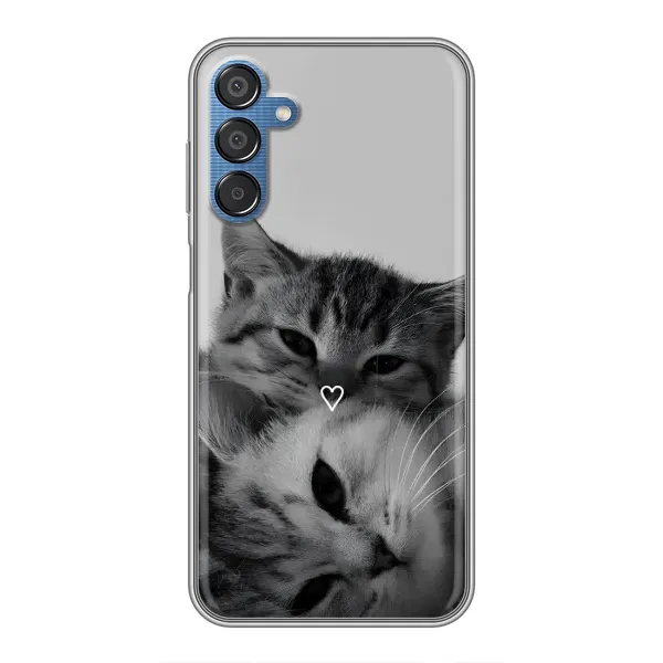 Чехол с принтом «Пара котов» для Samsung Galaxy M15 (M156) Чехол с принтом «Пара котов» для Samsung Galaxy M15 (M156)