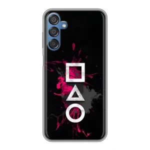 Чехол Гра в кальмара для Samsung Galaxy M15 (M156) (Символы Игра кальмара)