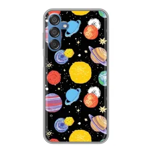 Космічні Чохли для Самсунг М15 (VPrint) (Намальовані планети)