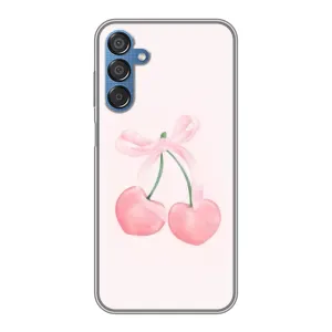Чохол з розовим принтом для Samsung Galaxy M15 (M156) (Рожеві вишні)