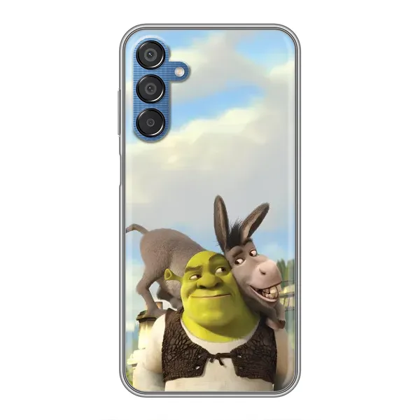 Чохол з принтом «Шрек та Осел» для Samsung Galaxy M15 (M156)