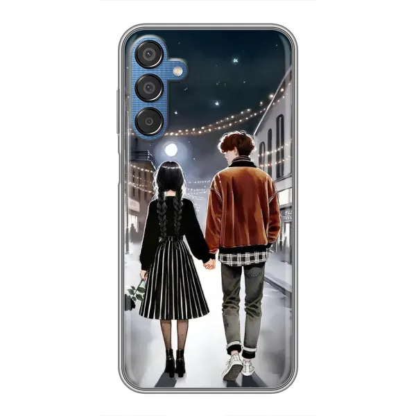 Чохол з принтом «Венздей та Тайлер» для Samsung Galaxy M15 (M156)