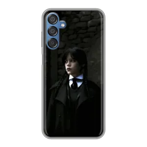 Чехол с дизайном Венздей 2 на Samsung Galaxy M15 (M156) (Темный стиль Уэнздей)