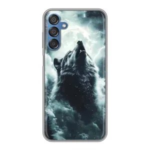 Чехол с картинкой «Хищники» для Samsung Galaxy M15 (M156) (Волк в облаках)