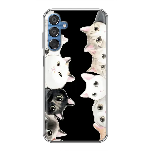 Чехол с принтом «Взгляд котов» для Samsung Galaxy M15 (M156)
