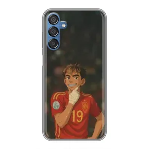 Чехол с футболистом Ламин Ямаль Samsung Galaxy M15 (M156) (Ямаль аниме)