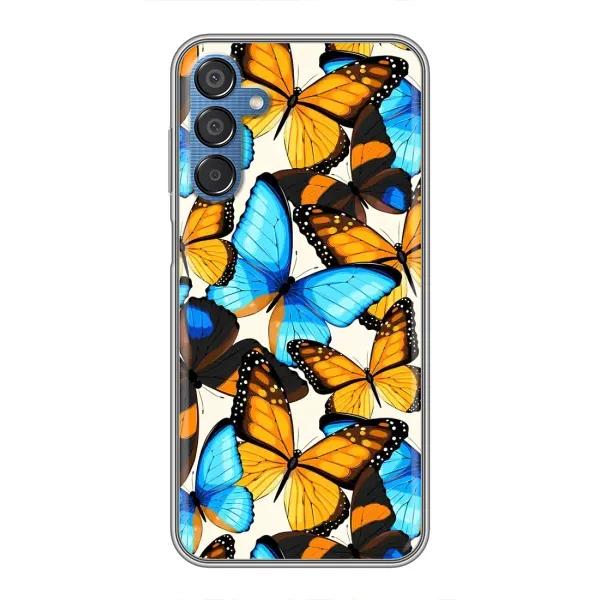 Чехол с принтом «Яркие бабочки» для Samsung Galaxy M15 (M156) Чехол с принтом «Яркие бабочки» для Samsung Galaxy M15 (M156)