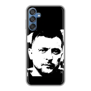 Чохол для Samsung Galaxy M15 (M156) (AlphaPrint - с принтом Зеленського) (Зеленский АРТ)