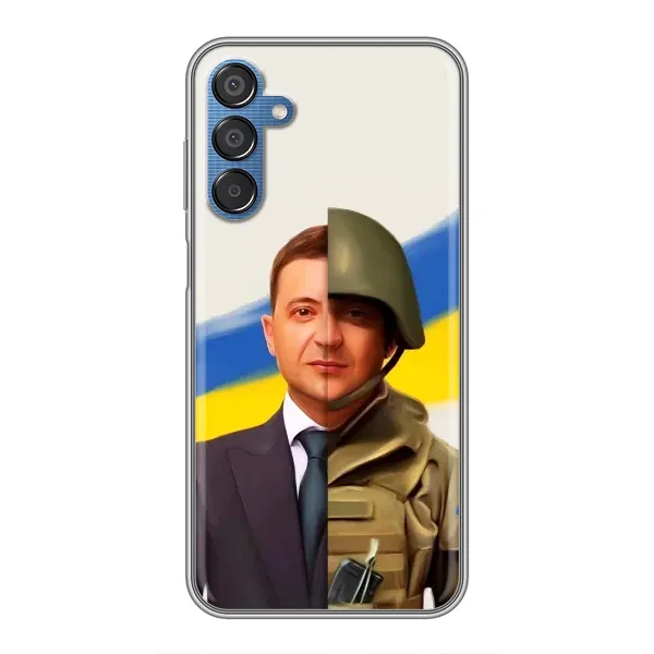 Чохол з принтом «Зеленский солдат» для Samsung Galaxy M15 (M156)