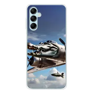Чехол с мемом Тралалело тралала на Samsung Galaxy M16 (Бомбардиро крокодило)