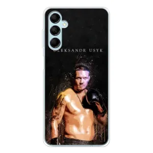 Чехол с картинкой Александр Усик для Samsung Galaxy M16 (Боксер Александр Усик)