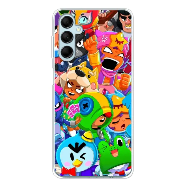 Чохол з принтом «Герої Бравл Старс» для Samsung Galaxy M16