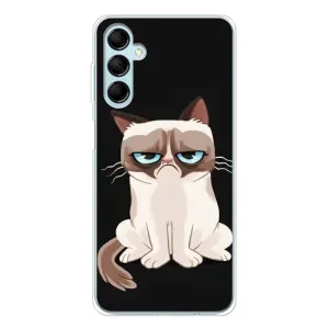 Чохол з принтом для Samsung Galaxy M16 (AlphaPrint) Модні коти (Сумний кіт)