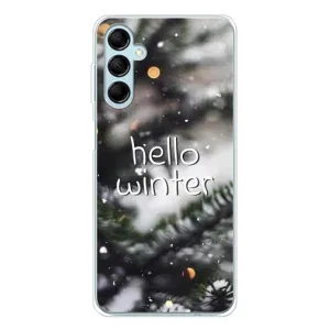 Новогодние, Праздничные Чехлы для Samsung Galaxy M16 - 2024 год (Hello winter)