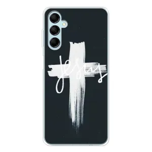 Чехол для Samsung Galaxy M16 (AlphaPrint) - (Христианские) (Иисус)