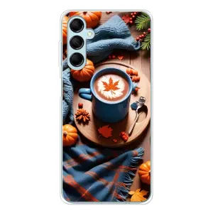 Чехол с принтом «Кофе и тыковки» для Samsung Galaxy M16