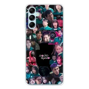 Чехол с принтом «Коллаж Игра кальмара» для Samsung Galaxy M16