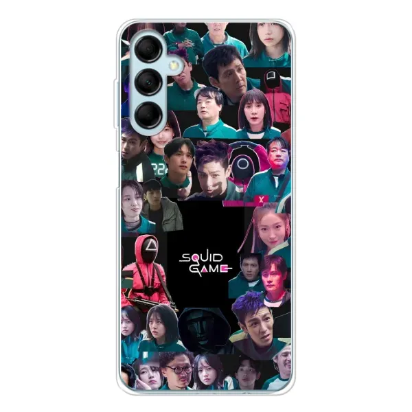 Чехол с принтом «Коллаж Игра кальмара» для Samsung Galaxy M16