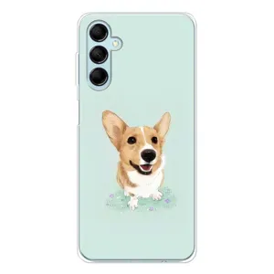 Чехлы с собаками для Samsung Galaxy M16 (VPrint) (Корги)