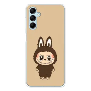 Чехол с Лабубу на Samsung Galaxy M16 (Bored Ape в красном)