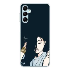 Чехол с печатью для Samsung Galaxy M16 - (Мода) (AlphaPrint) (Красивая девочка)