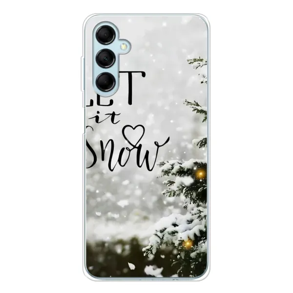 Чехол с принтом «Let it snow» для Samsung Galaxy M16