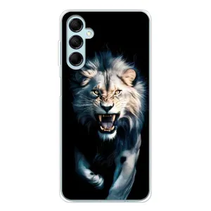 Чохол з картинкою 'Хижаки' для Samsung Galaxy M16 (Лев у темряві)