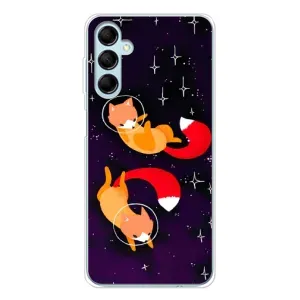 Чохли з картинкою Лисичка для Samsung Galaxy M16 (VPrint) (Лисички космонавти)