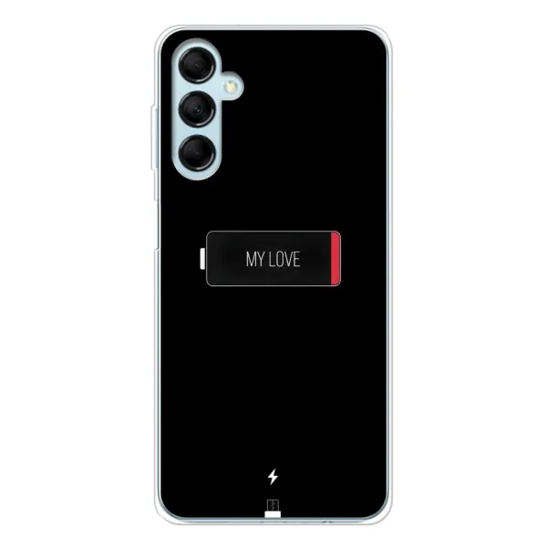 Чехол с принтом «Love battery» для Samsung Galaxy M16