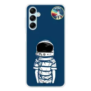 Чехол NASA для Samsung Galaxy M16 (AlphaPrint) (Мальчик в шлеме)