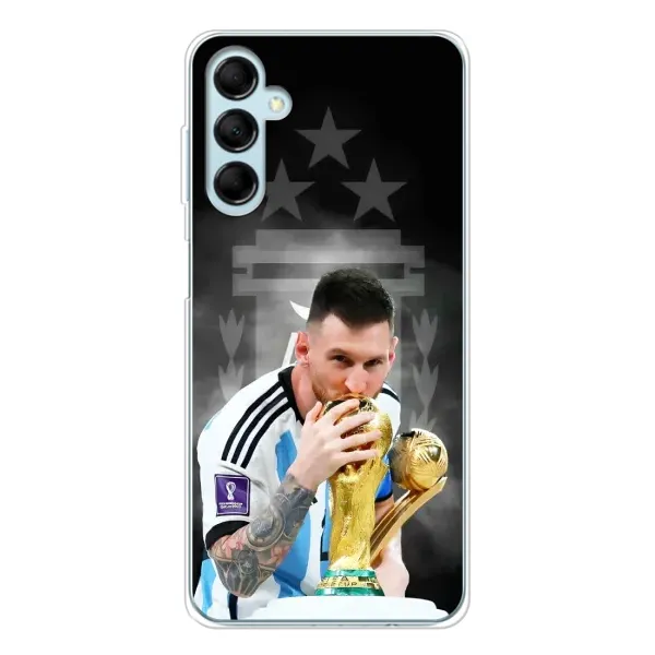 Чехол с принтом «Месси Чемпион» для Samsung Galaxy M16