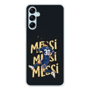 Чехлы для Samsung Galaxy M16 (Leo чемпион) (AlphaPrint) (Messi ПСЖ)