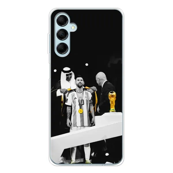 Чехол с принтом «Месси в накидке» для Samsung Galaxy M16