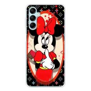 Чехол Disney Mouse Samsung Galaxy M16 (PREMIUMPrint) (Минни Маус ЛВ)