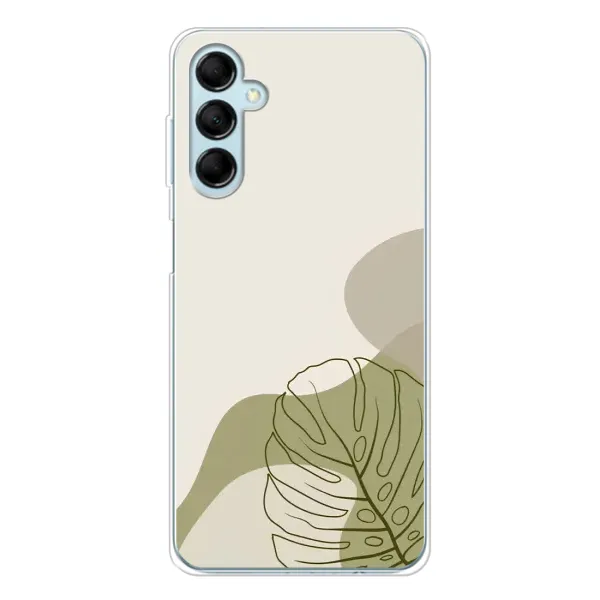 Чехол с принтом «Зеленая монстера дизайн» для Samsung Galaxy M16