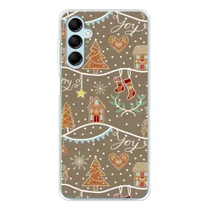 Новогодние, Праздничные Чехлы для Samsung Galaxy M16 - 2024 год (Новогодние пряники)