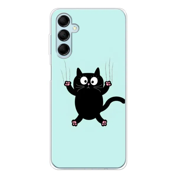 Чехол с принтом «Падающий кот» для Samsung Galaxy M16