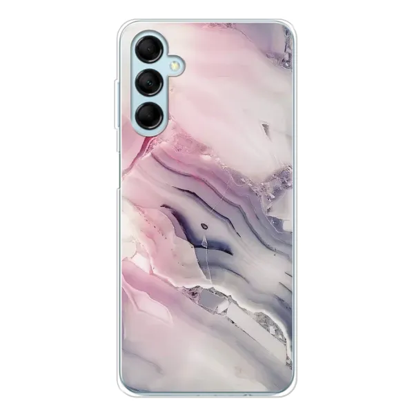 Чехол с принтом «Пурпурный Мрамор» для Samsung Galaxy M16